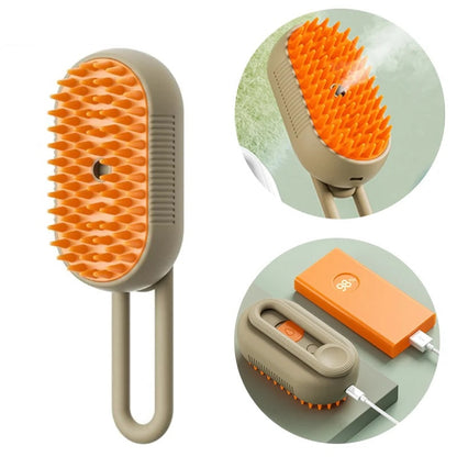 3 in 1 Pet Steam Brush