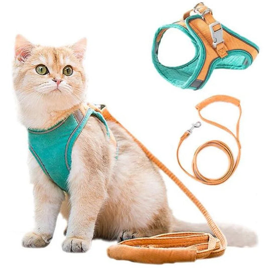 Cat Harness Leash Set