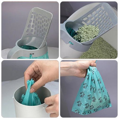 Cat Litter Shovel with trash bag